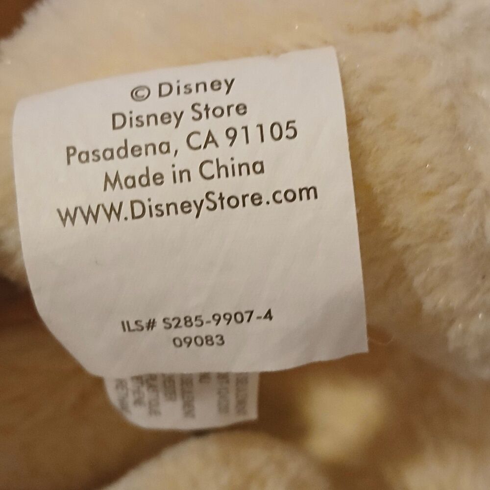 Disney Store Winnie the Pooh Cream Buster Dog Stuffed Plush Animal Toy Doll 12" - Picture 6 of 6